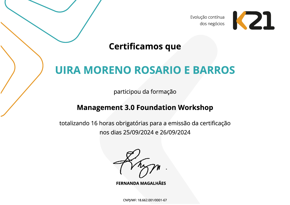Certificado K21